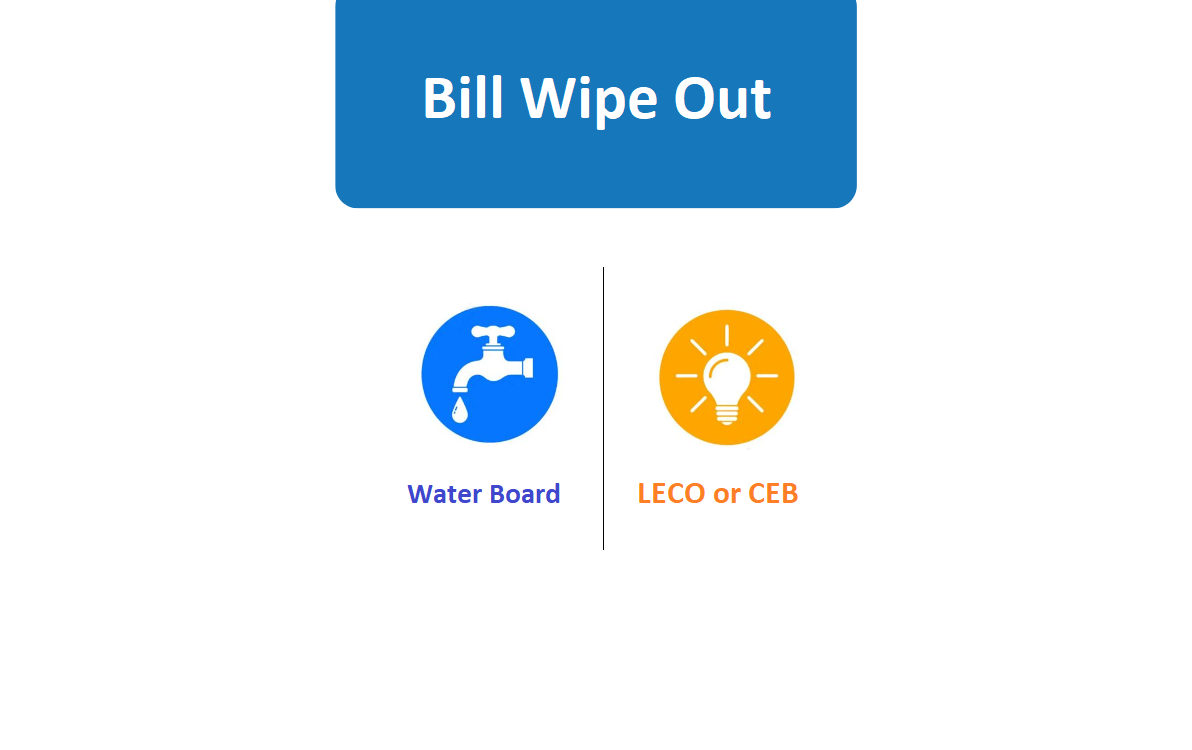 Cashback for LECO, CEB & Water Board bill payments